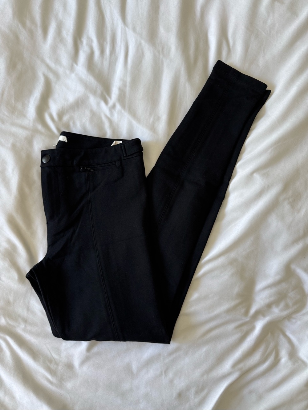 Verre Black Skinny Ponte Pants